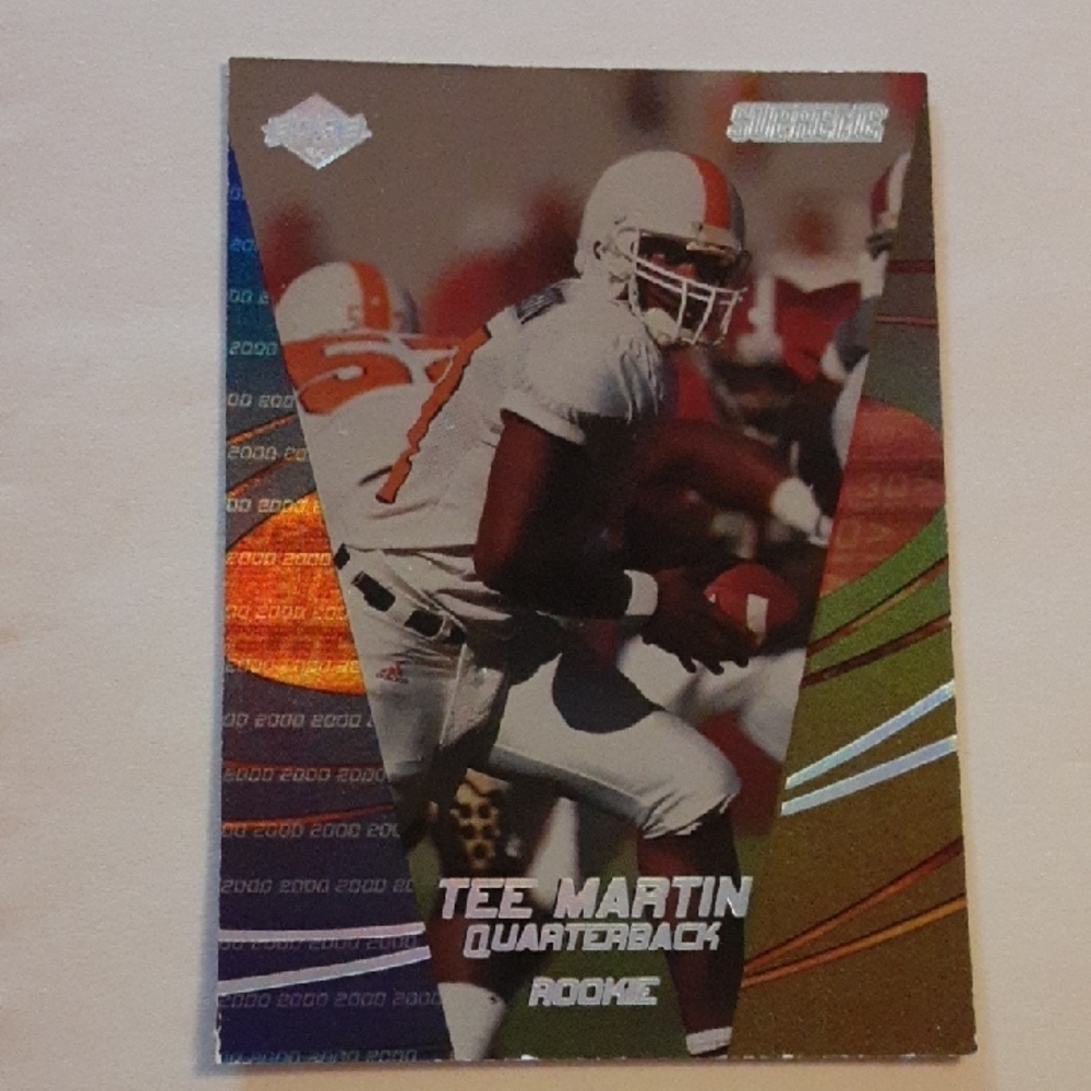 #'d Tee Martin Quarterback NCAA Rookie Card